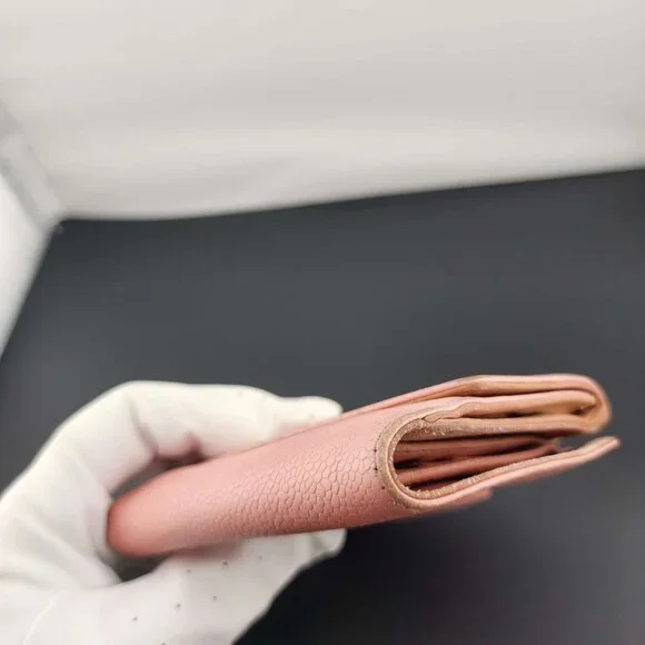 CHANEL Pink Caviar Skin CoCo Mark Bifold Wallet & Coin Purse - Picture 7 of 14